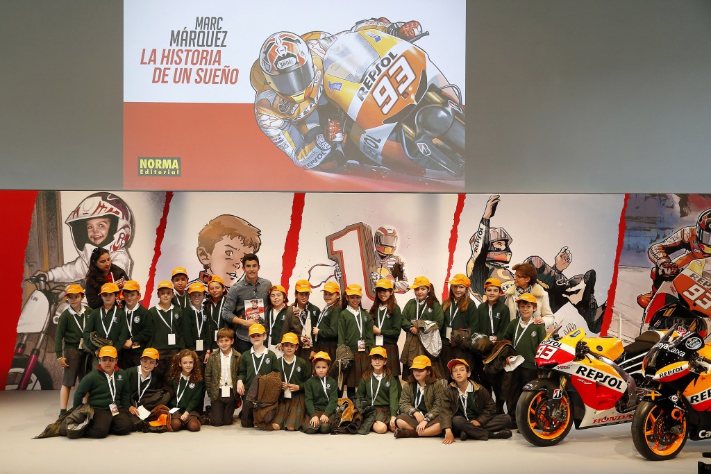 Presentación comic oficial Marc Márquez, sede REPSOL 14 de abril de 2016