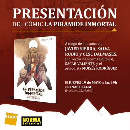 Presentación de La pirámide inmortal en Madrid