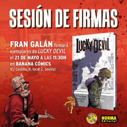 Sesión de firmas de Fran Galán en Sevilla