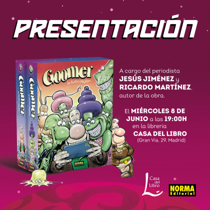 Presentación de GOOMER con Ricardo Martínez en la Casa del Libro de Madrid