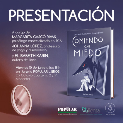 Presentación de Comiendo con miedo con Elisabeth Karin en Albacete