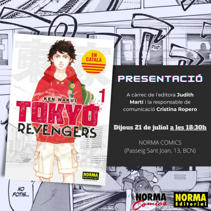 Presentació de Tokyo Revengers en català a Norma Comics