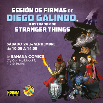 Sesión de firmas de Diego Galindo en Sevilla