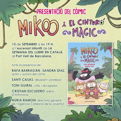 Presentació de Mikoo i el cinturó màgic a la Setmana del Llibre en Català