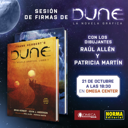 Sesión de firmas de DUNE en Omega Center (Madrid)