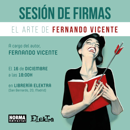 Sesión de firmas de EL ARTE DE FERNANDO VICENTE en Madrid
