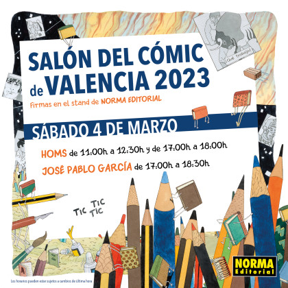 Segunda sesión de firmas en el Salón del Cómic de Valencia 2023