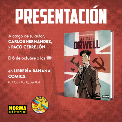 Presentación de 'LA LISTA DE ORWELL' con Carlos Hernández en Sevilla