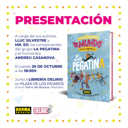 Presentación del cómic de 'LA PEGATINA' junto a sus autores y la banda en Móstoles