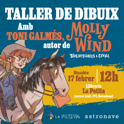 Taller de dibujo con Toni Galmés, coautor de 'MOLLY WIND', en Barcelona