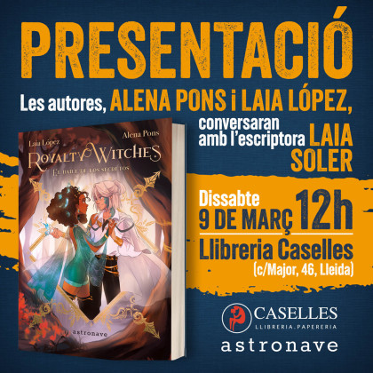 Presentación de 'ROYALTY WITCHES 2' con sus autoras en Lleida