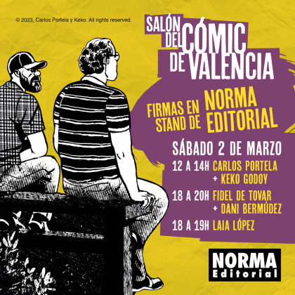 Horarios de firmas del sábado en nuestro stand del Salón del Cómic de Valencia