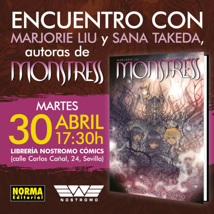 Encuentro con la autoras de MONSTRESS en Sevilla