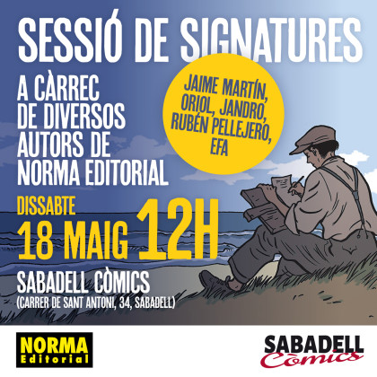Sesión de firmas de varios de nuestros autores en Sabadell