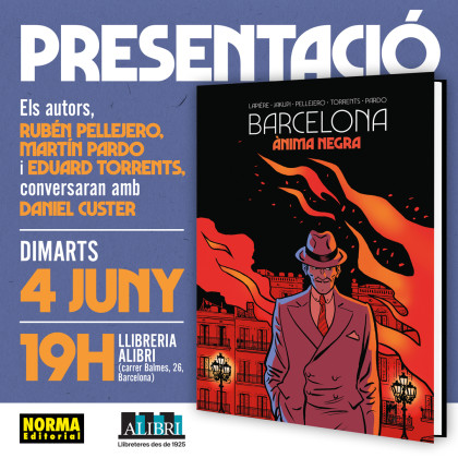 Presentación de 'BARCELONA. ALMA NEGRA' en Barcelona