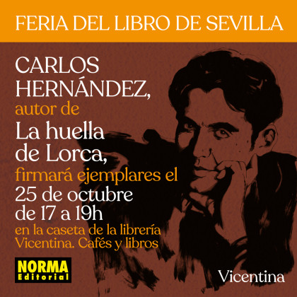 Sesiones de firmas de Carlos Hernández en la Feria del Libro de Sevilla