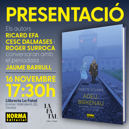 Presentación y firmas de 'ADIÓS, BIRKENAU' en Lleida