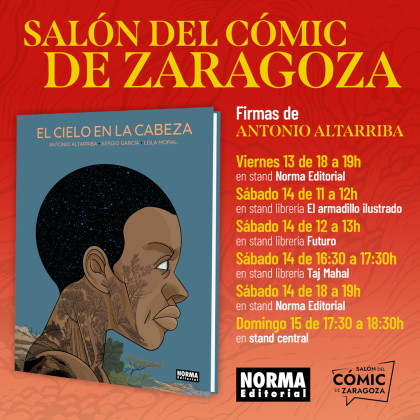 Horario de firmas de Antonio Altarriba en el Salón del Cómic de Zaragoza