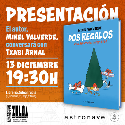 Presentación de 'Dos regalos' con Mikel Valverde en Vitoria
