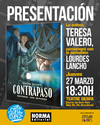 Presentación de 'CONTRAPASO' con Teresa Valero en Barcelona