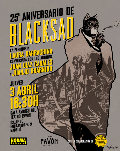Presentación de la edición del 25 aniversario de 'BLACKSAD' con Juan Díaz Canales y Juanjo Guarnido en Madrid