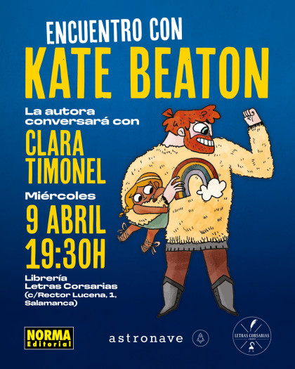 Encuentro con Kate Beaton, autora de 'PATOS', en Salamanca
