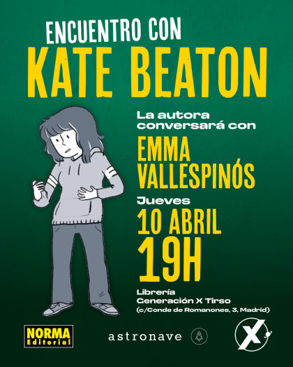 Encuentro con Kate Beaton, autora de 'PATOS', en Madrid