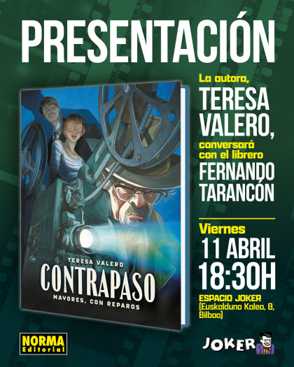 Presentación de 'CONTRAPASO' con Teresa Valero en Bilbao