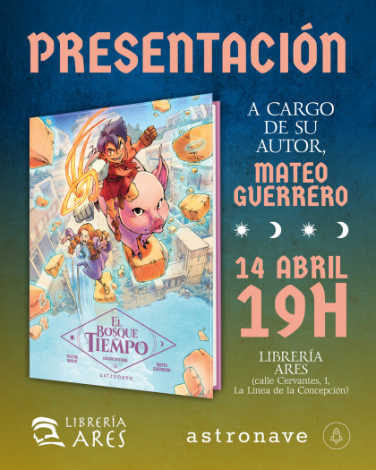 Presentación de 'EL BOSQUE DEL TIEMPO' con Mateo Guerrero en La Línea de la Concepción