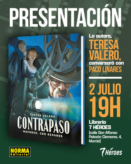 Presentación de 'CONTRAPASO' con Teresa Valero en Murcia
