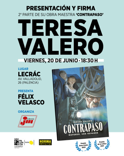 Presentación de 'CONTRAPASO' con Teresa Valero en Palencia