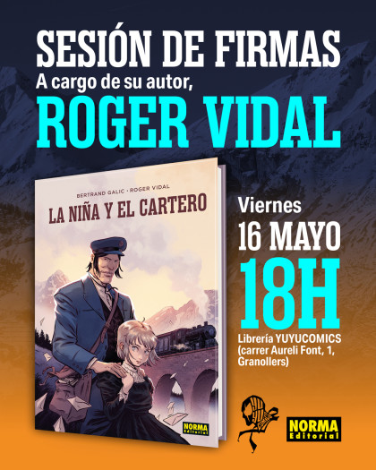 Sesión de firmas de Roger Vidal en Granollers