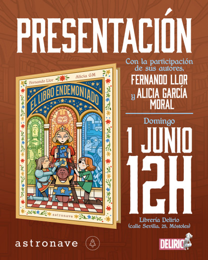 Presentación de 'EL LIBRO ENDEMONIADO' con Fernando Llor y Alicia García Moral en Móstoles