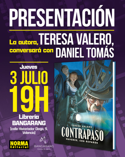 Presentación de 'CONTRAPASO' con Teresa Valero en Valencia