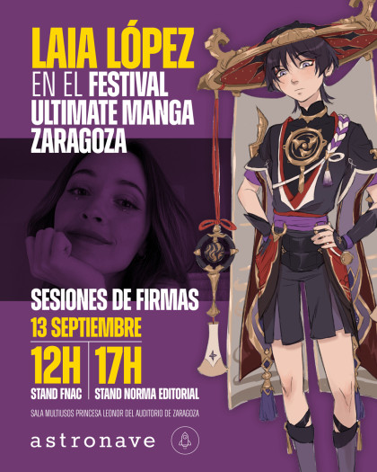 Sesiones de firmas de Laia López en el Festival Ultimate Manga Zaragoza