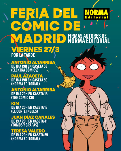 SESIÓN DE FIRMAS DEL VIERNES DEL SALÓN DEL CÓMIC DE MADRID