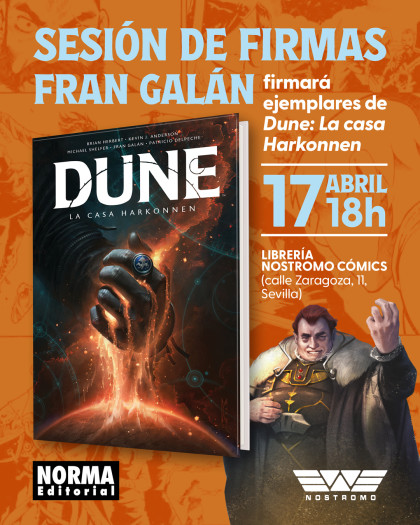 SESIÓN DE FIRMAS DE 'DUNE' CON FRAN GALÁN EN SEVILLA