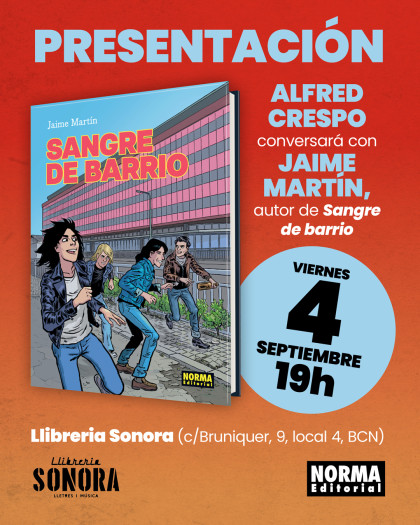 PRESENTACIÓN DE SANGRE DE BARRIO EN BARCELONA