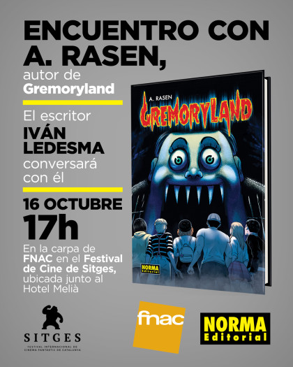 ENCUENTRO EN SITGES CON A. RASEN, AUTOR DE GREMORYLAND