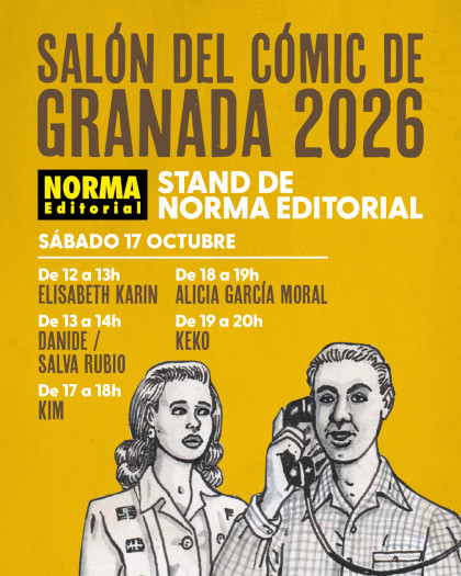 HORARIO DE FIRMAS DEL SÁBADO DEL SALÓN DEL CÓMIC DE GRANADA 2026